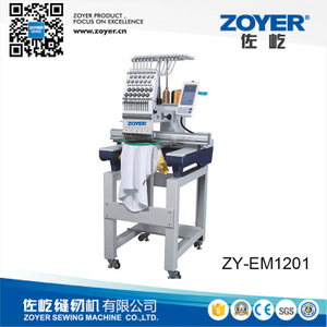 ZY-EM1201 ماكينة تطريز برأس واحد 12 إبرة